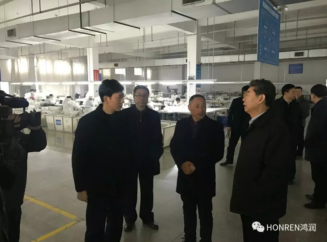 安徽省委常委、常務(wù)副省長鄧向陽到鴻潤視察